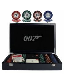James Bond 007 Luxury Poker Set 300 Chips