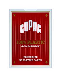 4 Color Copag Playing Cards Red