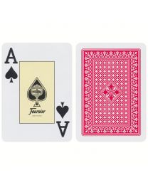 818 Poker Fournier playing cards red