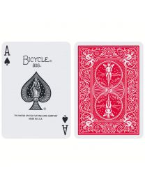 Bicycle Poker Deck Rider Back Red