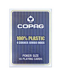 COPAG 4 Corner Jumbo Index Blue Playing Cards