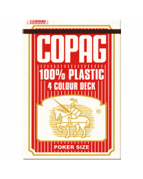 4 Colour Copag Playing Cards Red