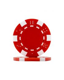 Dice Poker Chips Red