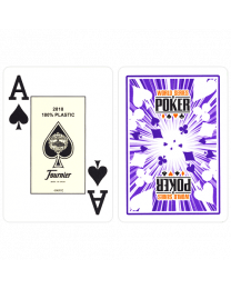 WSOP Plastic Poker Playing Cards Blue by Fournier