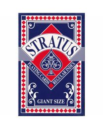 Giant Size Stratus Playing Cards Blue