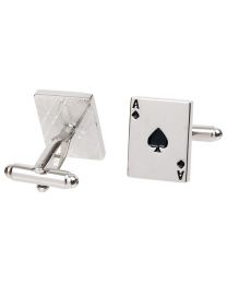Cufflinks ace of spades