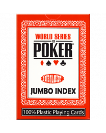 WSOP Playing Cards Red Jumbo Index