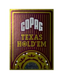 COPAG Texas Holdem cards red