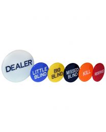 Poker Dealer Button Set