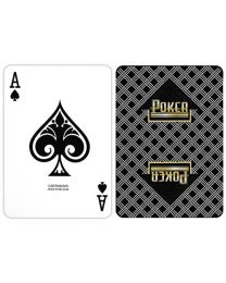 Poker playing cards Carta Mundi black