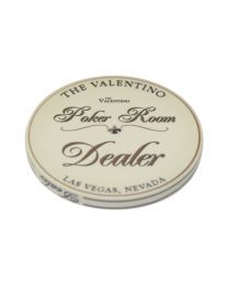 Poker Room Dealer Button The Valentino