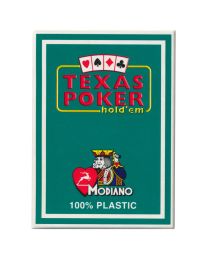 Texas Poker Holdem Modiano Cards Green