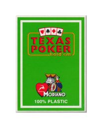 Texas Poker Holdem Modiano Cards Light Green