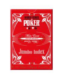 World Series of Poker Main Event cards red