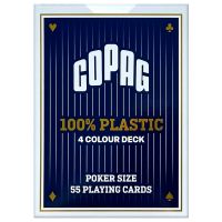 4 Colour Copag Playing Cards Blue