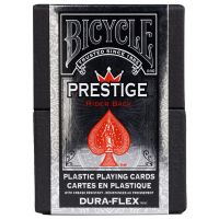 Bicycle Prestige Plastic Playing Cards Red