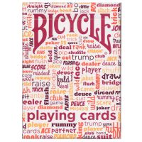 Table Talk Bicycle Playing Cards Red