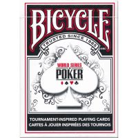 Bicycle World Series of Poker playing cards black
