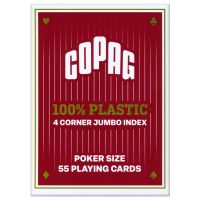 Poker cards Copag red 4 corner index