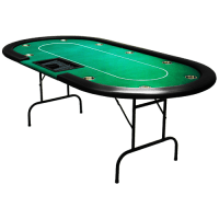 Poker Table Poker Dealer Tray Green